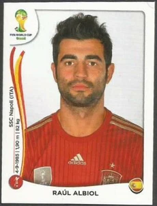 PANINI WORLD CUP 2014- #113-SPAIN-RAUL ALBIOL - Picture 1 of 1