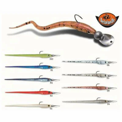 Künstlich Spinning Picol ' Eau 18 CM Delalande Fischen Seebarsch Silikon Aal - Bild 1 von 2