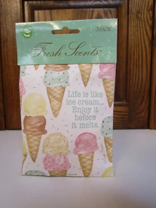 Fresh Scents Beutel von Willowbrook ~ Packung mit 3 Beuteln Life is like Ice Cream... - Bild 1 von 6