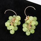 3D Fruits Earring Women Ear Jewelry Green Dangle Earrings Grapes Earrings