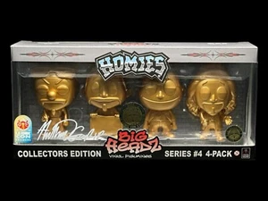 Homies Big Headz! Series #4 - 4 Pack 2024 LACC Exclusive w/Pop Protector - Picture 1 of 7