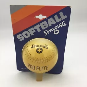 NOS Original Package Spalding Pro Flite Softball Official Size Weight 41-701 - Picture 1 of 2