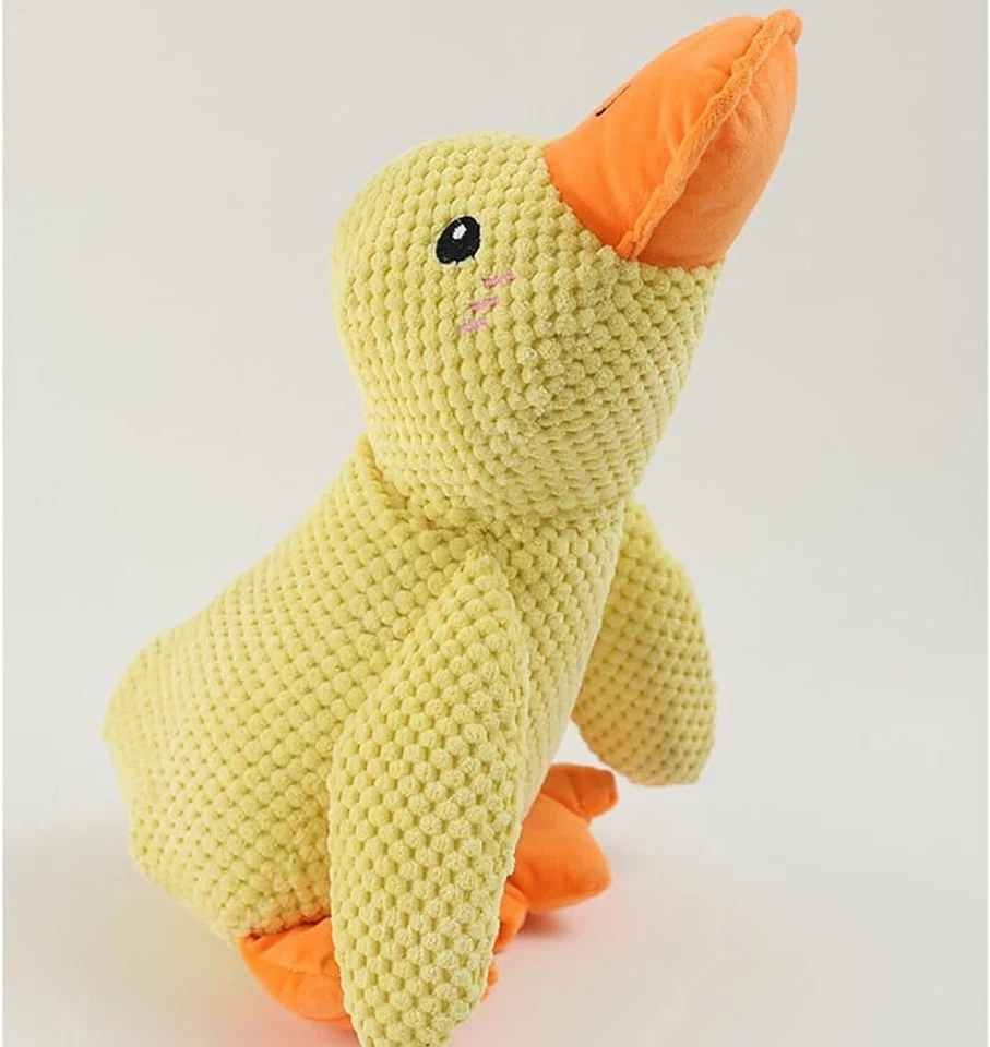 Plüschtier Ente Hundespielzeug Hund Plüschtiere Kauspielzeug Hunde Spielzeug - Bild 1 von 4