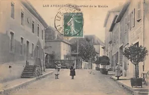 CPA 38 LES AVENIERES / QUARTIER DE LA MAIRIE - Foto 1 di 1
