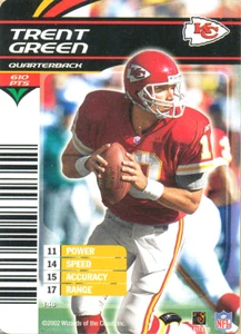 2002 NFL-SHOWDOWN Trent Green CHIEFS Indiana HOOSIERS - Picture 1 of 1