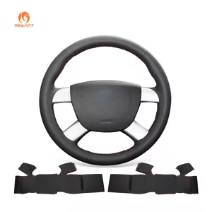 Funda de volante de cuero sintético costura manual MEWANT DIY para Ford Focus C-Max Kuga Transit - Imagen 1 de 7