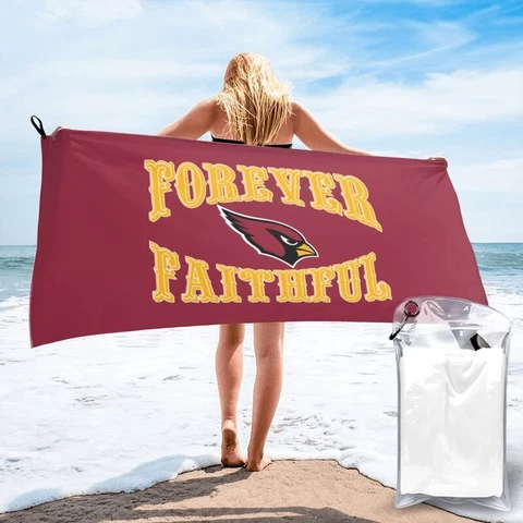 Forever Faithful Arizona Cardinals Fans Quick Dry Towel Beach Towel 31.5"x63" Cover
