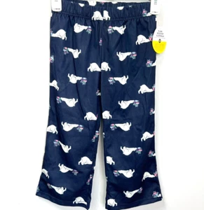 Thereabouts Blue Polar Bear Christmas Pajama Pants Kids Size XXS (4/6) - Picture 1 of 8