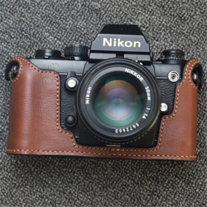 Funper Handmade Leather Half Case For Nikon F3 Camera Retro Protective Cover New - Picture 1 of 12