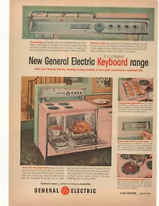 1957 General Electric Tastiera Gamma Pubblicità - Foto 1 di 1