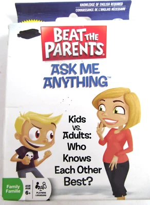 Beat the Parents Ask Me Anything ages 6+ Card Game Family Fun Camping CompleteS2 - Image 1 of 4
