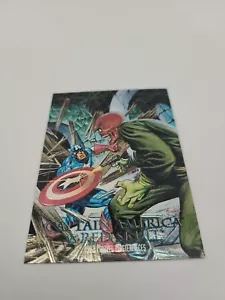 Marvel Masterpieces Captain America vs Red Skull Spectra Etch #5D - Picture 1 of 8
