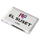 FRIDGE MAGNET - I Love El Suset, Cuba