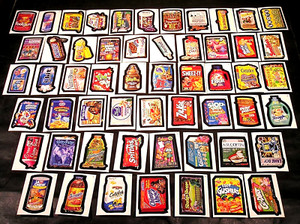 2004 Wacky Packages All New Series 1 (ANS1) Complete 55 Sticker Card Set