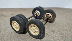 Vintage Tonka Jeep Gladiator Axles, Wheels & Tires, Dually & Single Sets - Picture 1 of 5