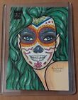 2014 5finity Babes of the Dead Sketch card by Kylie Johnston 1 of 6 Rare Artist!