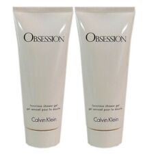 OBSESSION by CALVIN KLEIN FOR WOMEN LUXURIOUS SHOWER GEL 2 X 3.4 OZ