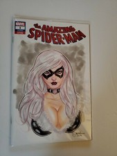 Amazing Spider-Man #1 [Black Cat Sketch Cover 2018] 1 of a kind [Artist Unknown]