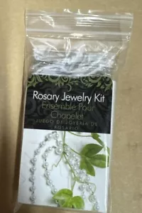 Rosenkranz Schmuckset. Perlen Perlen, Kreuze und Pins zum Basteln eines Rosenkranzes mit Liebe. - Bild 1 von 5
