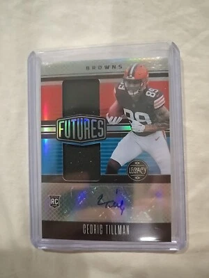 2023 Panini Legacy Dual Patch Auto Cedric Tillman /249 Cleveland Browns  - Image 1 of 3