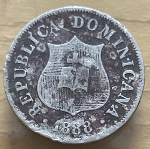 REPUBBLICA DOMINICANA 1888 A 2-1/2 CENTAVOS OTTIME CONDIZIONI L73 - Foto 1 di 5