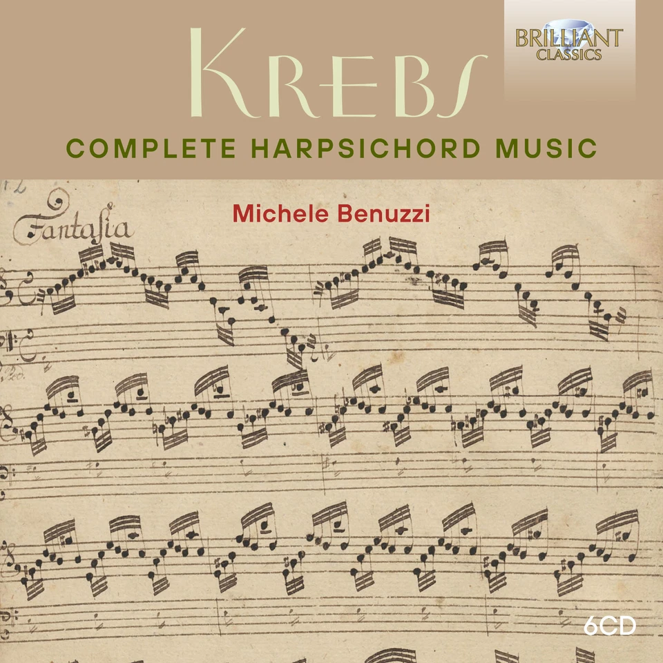 JOHANN LUDWIG KREBS Complete Harpsichord Music MICHELE BENUZZI 6CD NEW SEALED - Image 1 of 1