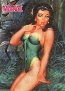 Tarjeta de persecución Women of Marvel Series 1 2008: S13 Sersi Swimsuit Edition - Imagen 1 de 1