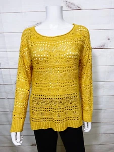 Maurices Damen Strickpullover Größe M Gelb Langarm Pullover - Bild 1 von 7