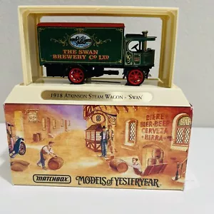Matchbox Swan 1918 Atkinson Steam Wagon Car Die-cast Toys Models Of Yesterday - Picture 1 of 6