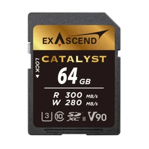 Exascend Catalyst 64GB SD Series UHSII V90 - Zdjęcie 1 z 2