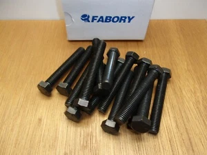 (Qty.15) 9/16-12 X 3-3/4" Hex Head Cap Screw Bolts Grade 5 Steel Fully Threaded - Picture 1 of 6