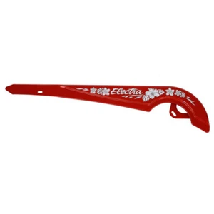 Protector de cadena Electra Hawaii Custom Red Beach Cruiser 26" protector de metal flores - Imagen 1 de 5