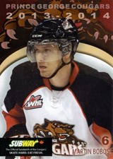 2013/14 Prince George Cougars - MARTIN BOBOS