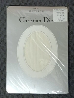 Nylon Stockings Christian Dior sizes 8.5S - 11T 2 pair pack Original 1950s 1960s - Image 1 of 4