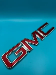 OEM 2014 - 2019 GMC Sierra 1500 2500 3500 Rear Tailgate Emblem Badge 23122158 - Picture 1 of 6