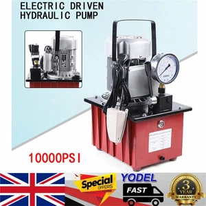 Electric Hydraulic Pump 750W Single Acting Manual Valve 10000 PSI 7L 1400 r/Min - Picture 1 of 21