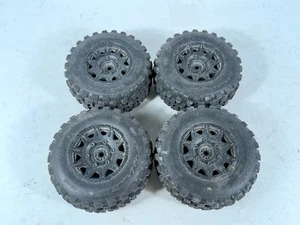 4x Used Pro-Line Badlands MX28 HP 2.8" Belted Mounted Raid Tires/Wheels 6x30 F/R - Picture 1 of 12
