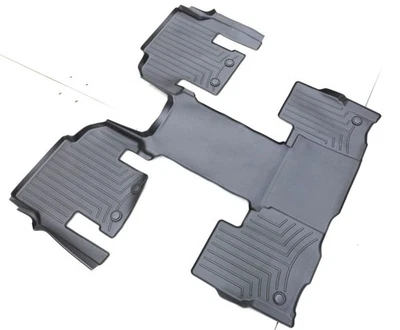 NUEVO revestimiento de piso negro para todo clima segunda y tercera fila 4417044 para Jeep Wagoneer 22-24 Foto 1 de 4