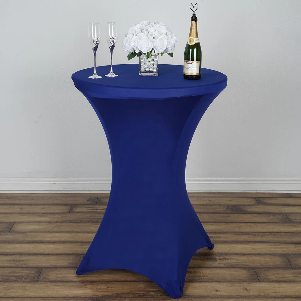 6 piezas CUBIERTAS DE MESA DE SPANDEX PARA CÓCTELES Manteles Ajustables para Boda Fiesta Catering Foto 1 de 1