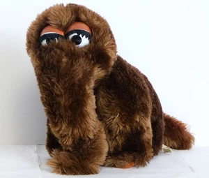 Peluche vintage Sesame Street Mr. Snuffleupagus Snuffy Muppets 15" applausi anni 80 - Foto 1 di 4