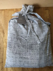 Restoration Hardware Erased Abstract Washed Cotton-Linen Queen Duvet Cover New - Picture 1 of 5