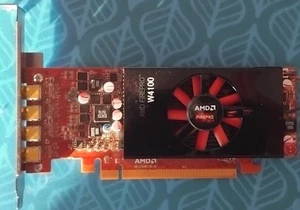 AMD FirePro W4100 2GB GDDR5 4x Mini DisplayPort FULL HEIGHT Workstation GPU - Bild 1 von 4