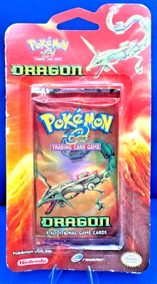 Pokemon TCG EX Dragon Booster Blister Pack RAYQUAZA Art Factory Sealed READ - Image 1 of 3