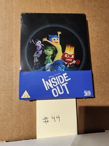 Inside Out BLU-RAY Steelbook 2D + 3D Combo w/ PET Slipcover Sealed - Picture 1 of 2