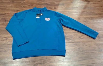 Pulôver Philadelphia 76ers Sixers azul antigua 1/4 quarto de zíper XL X-Grande NBA - Imagem 1 de 4