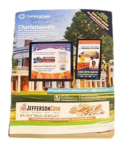 - Century Link March 2018 Phone Book Charlottesville, VA Advertising - Picture 1 of 3