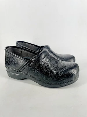 Zuecos Dansko Professional XP negros florales de cuero para mujer 38 7,5 Foto 1 de 4