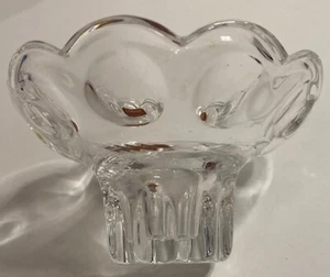 Portavelas Gorham Vintage Completo Cristal Plomo Alemania Occidental 2" Alto - Imagen 1 de 6