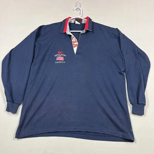 Vintage Canterbury United States of America USA 90s Rugby Polo Shirt Mens XL - Picture 1 of 14