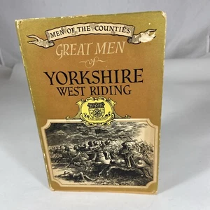 Great Men of Yorkshire West Riding Lettice Cooper 1955 First Edition HCDJ Bodley - Picture 1 of 11